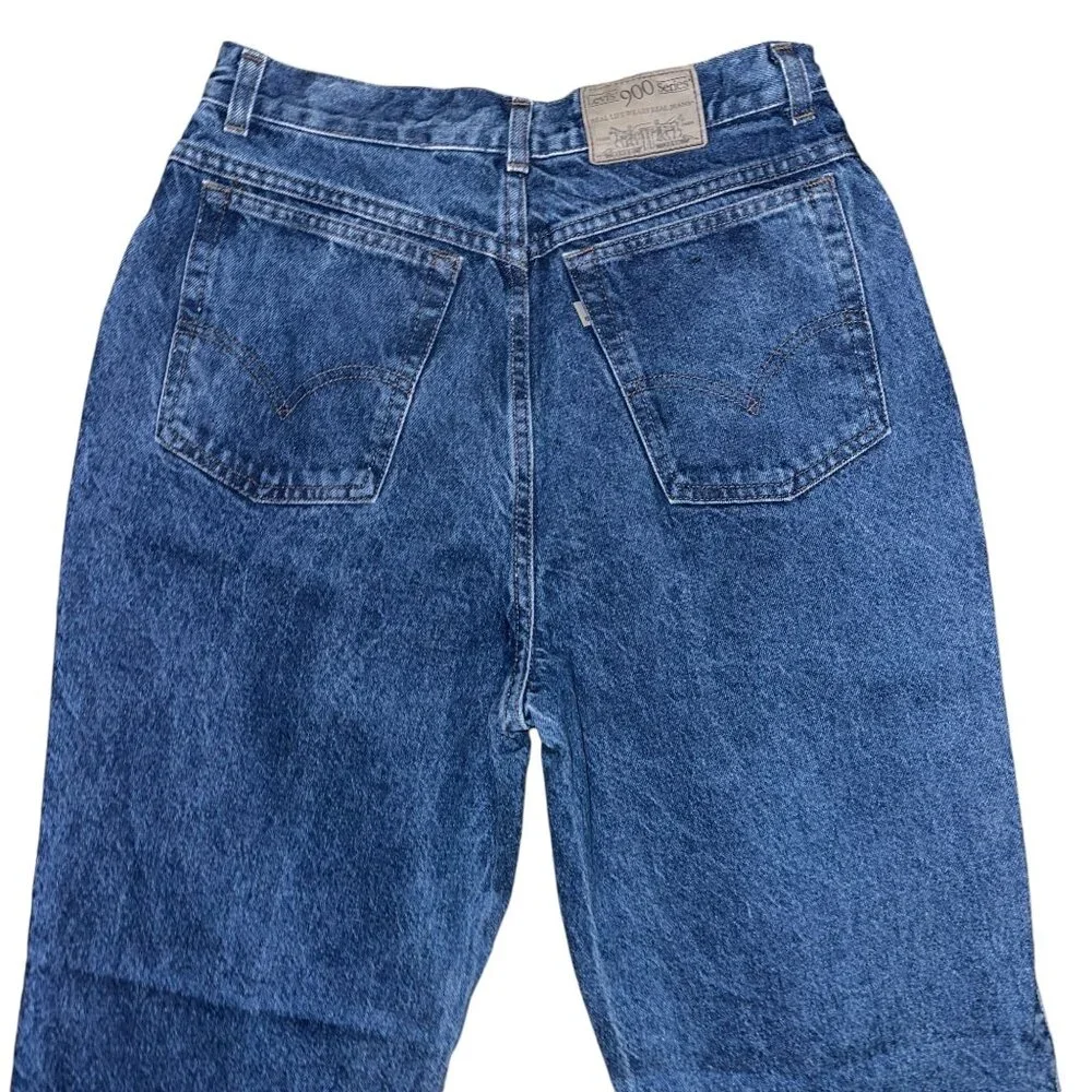 Vintage Levis Tapered Leg 900 Series Jeans Womens 14 31 Medium Wash Made USA - Picture 6 of 8
